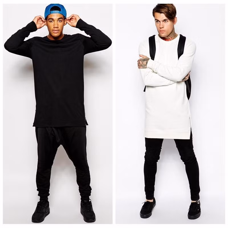 Nếu bạn không phải là một ngôi sao hip-hop, bạn nên cẩn thận khi mặc những chiếc áo phông quá dài. Ảnh: Internet.