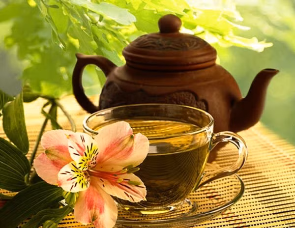 5. Trà xanh giàu chất chống oxy hoá: Thức uống này không chỉ giúp duy trì tử cung khỏe mạnh mà còn có thể điều trị u xơ tử cung. Theo các chuyên gia về thảo dược, phụ nữ bị u xơ tử cung uống trà xanh liên tục trong khoảng 8 tuần có thể giảm u xơ. Ảnh: Shutterstock.