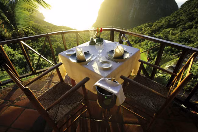 Khu nghỉ dưỡng Ladera, St. Lucia.