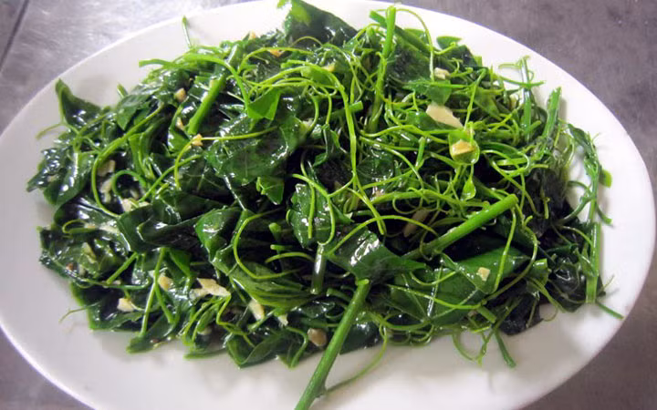 Rau bò khai có thể chế biến được nhiều món tương tự như các loại rau muống, rau su su. Chúng thường dùng xào tỏi, xào mực, tôm, thịt bò hoặc nấu canh.