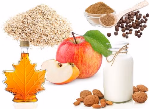 5. Món bánh táo: Thành phần gồm 1/2 chén yến mạch, 1 cốc sữa hạnh nhân vanilla, ½ muỗng nhỏ gia vị (quế và gừng), ½ quả táo, muối và đường nâu, xi rô. Cách làm: Cho nửa quả táo, gia vị và ít muối vào bình thủy tinh chịu nhiệt. Bọc bằng túi nhựa và chọc lỗ để hơi thoát ra. Quay trong lò vi sóng trong 2 phút hoặc cho đến khi quả táo mềm. Thêm trong yến mạch và sữa rồi khuấy đều, để qua đêm. Sáng dậy, bạn chỉ cần cho vào lò vi sóng quay trong 1-2 phút là có thể thưởng thức. Ảnh: Eatthis.