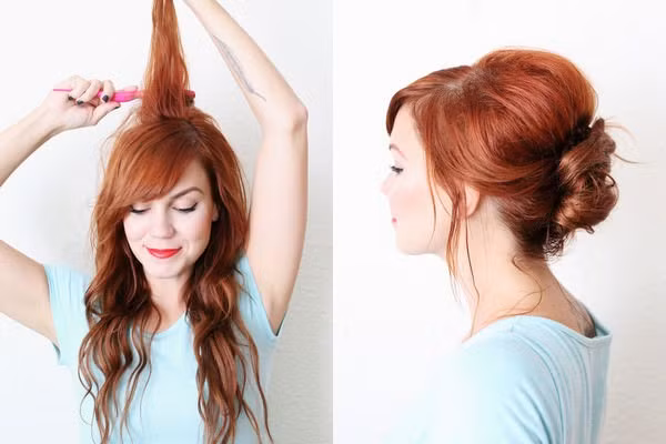 6. Thử kiểu tóc mới: Nếu bạn không có thời gian hay tiền bạc để cắt tóc vào lúc này, hãy thử một kiểu tóc miws cho mình. Có hàng trăm hướng dẫn trực tuyến và trang web để hướng dẫn tự tạo những kiểu tóc đơn giản để thay đổi mỗi ngày. Ảnh: Wonderlist.