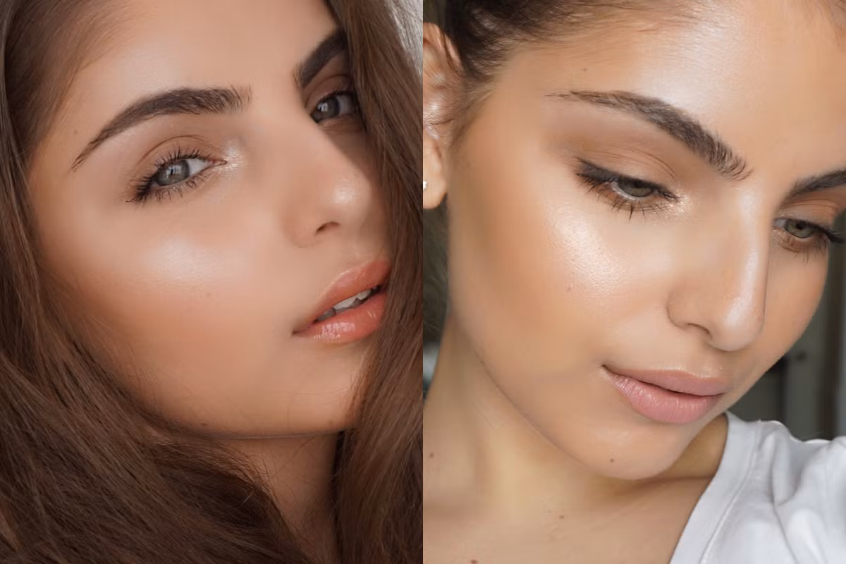 Trong tương lai, các chuyên gia làm đẹp khuyên nên hạn chế tối đa việc sử dụng highlighter quá nhiều bởi nó khiến da mặt của bạn trong khá bóng và hơi bị đơ. Ảnh: Internet.