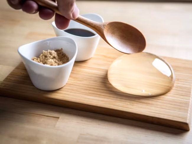 Bánh giọt nước là món tráng miệng độc đáo có xuất xứ từ Nhật Bản. Chúng chẳng có vị gì mấy nhưng nhìn rất đẹp. Ảnh: BS.