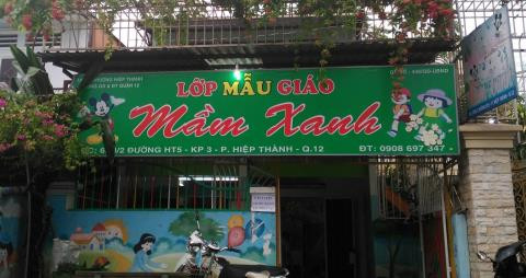 Lớp mẫu giáo Mầm xanh (Tp Hồ Chí Minh) nơi xảy ra vụ bạo hành trẻ em (Ảnh: IT)