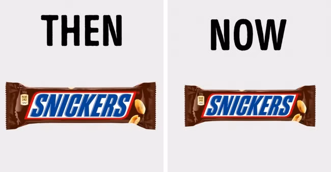 Mars và Snickers đã giảm kích cỡ sản phẩm của họ khá nhiều trong khi giá vẫn giữ nguyên. Sự cắt giảm này được cho là nhằm hỗ trợ cuộc chiến chống béo phì. Ảnh: BS.