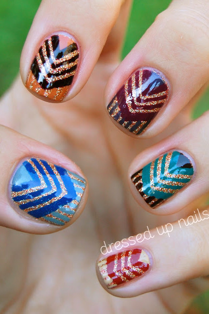 Kiểu móng chevron này khiến bạn thu hút hơn rất nhiều. Ảnh: Womansday.