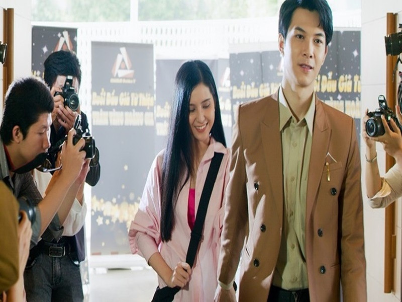 Thời gian qua, ngoài làm người mẫu, Thiên An còn đóng phim. Dịp Tết Nguyên đán 2022, cô đóng nữ chính phim Mưu kế thượng lưu. Đây là lần đầu tiên cô thử sức với màn ảnh rộng. Ảnh: Galaxy.