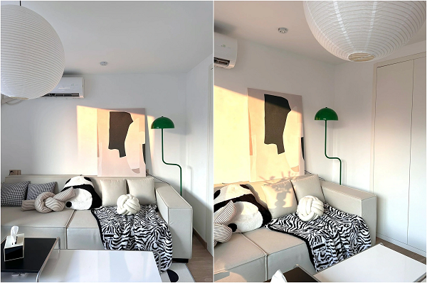 Không gian sống tiện nghi bất ngờ bên trong căn hộ 36m2 - Hình 3 Khong gian song tien nghi bat ngo ben trong can ho 36m2-Hinh-3