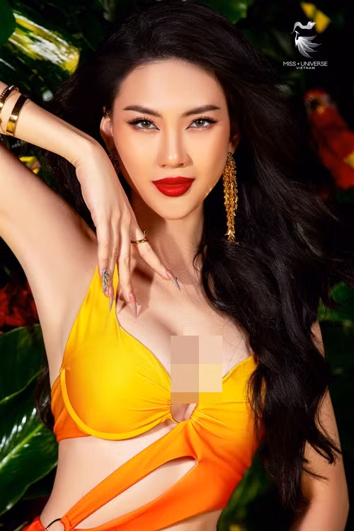 Tân hoa hậu cao 1m75, có số đo ba vòng 85-63-94 cm. Ảnh: Miss Universe Vietnam.