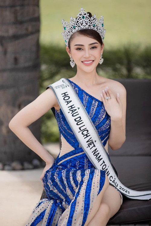 Cô thuộc nhóm thí sinh mạnh ở Miss Universe Vietnam 2023 trước khi dừng thi.