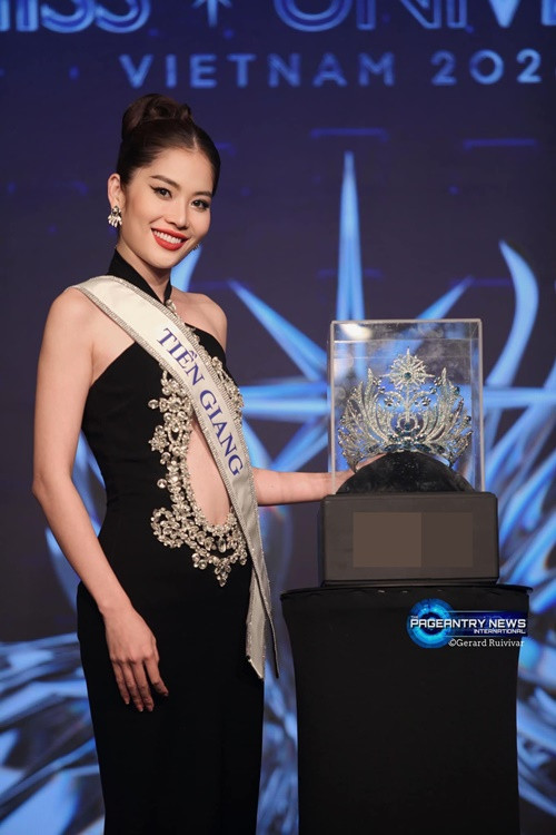 Lệ Nam cũng top 18 Miss Universe Vietnam 2023. Chị gái Nam Em từng vào top 16 Hoa hậu Hoàn vũ Việt Nam 2022. Ảnh: Pageantry News International.