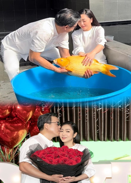 Sau tin đồn, Thắng Ngô liên tục thể hiện tình cảm với Hà Thanh Xuân. Anh lồng ghép các video của mình trên nền nhạc ca khúc của Hà Thanh Xuân. Nam doanh nhân còn nhiều lần chia sẻ lại các bài đăng của nữ ca sĩ. Ảnh: Yan.