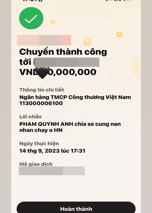 Thuy Tien - Pham Quynh Anh ung ho nan nhan vu chay chung cu mini