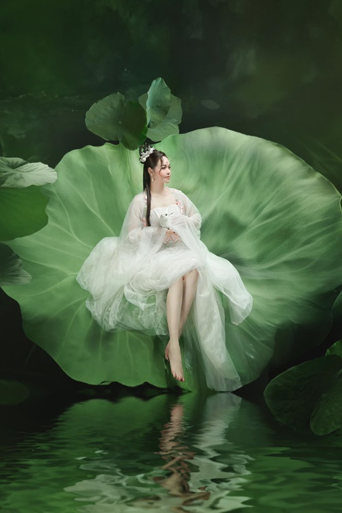 Bà mẹ một con được nhiều người khen ngợi đẹp tựa mỹ nhân trên cung trăng.