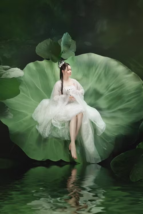 Bà mẹ một con được nhiều người khen ngợi đẹp tựa mỹ nhân trên cung trăng.