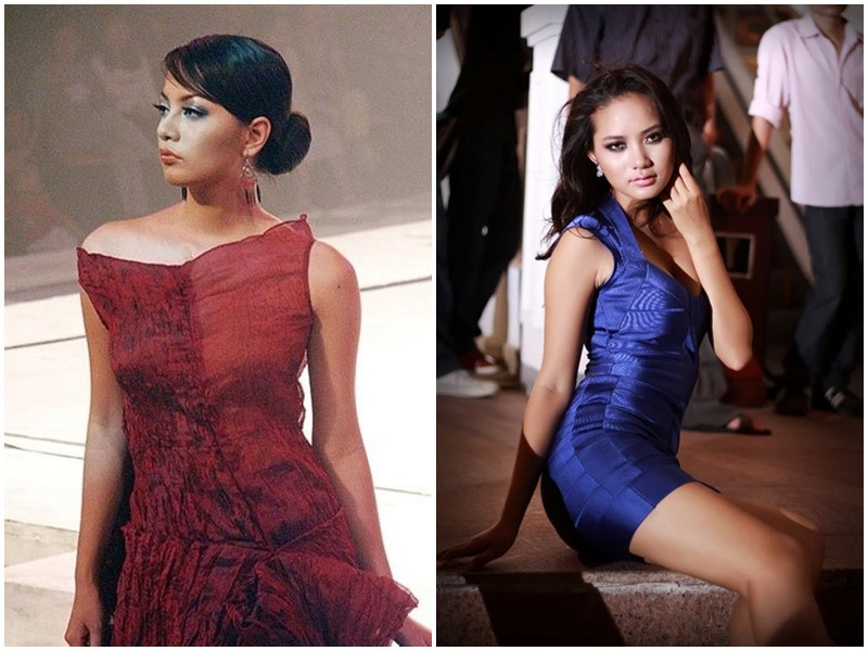 Trước khi gắn bó với đại gia Đức An, Ngọc Thúy và Phan Như Thảo đều hoạt động trong showbiz. Ảnh: Dân Trí.