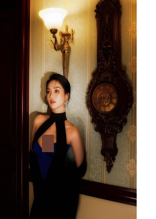 Chân dài gốc Trà Vinh chia sẻ, cô không sợ sinh con xong thì sức hút sẽ giảm. Năm 2019, Vũ Khắc Tiệp tiết lộ, Ngọc Trinh chuẩn bị có con. Người đẹp ban đầu đính chính sinh con năm 2020 nhưng sau đó lấp lửng “cũng chưa biết được”. Ảnh: FBNV.