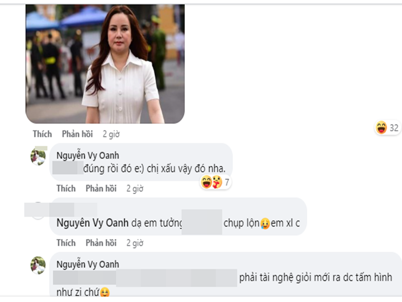 Giọng ca Đồng xanh còn hài hước chia sẻ với fan: "Chị xấu vậy đó nha". Ảnh chụp màn hình.