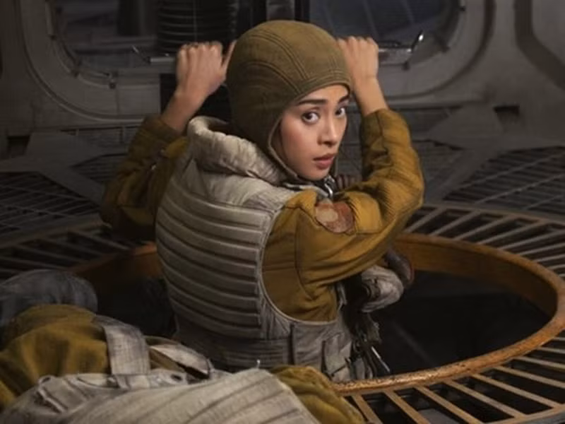 Ngô Thanh Vân tham gia phim Star wars: The last Jedi ra mắt năm 2017. Vai diễn của cô là Paige Tico - chị gái của Rose Tico (nhân vật nữ quan trọng). Ảnh: Thể Thao Văn Hóa.