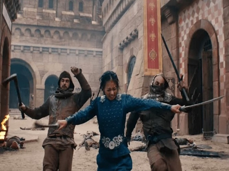 Theo Zing, một số tờ báo ở Hollywood như Indiewire, CNN đánh giá khả năng võ thuật của Ngô Thanh Vân trong phim The princess. Ảnh: Zing.