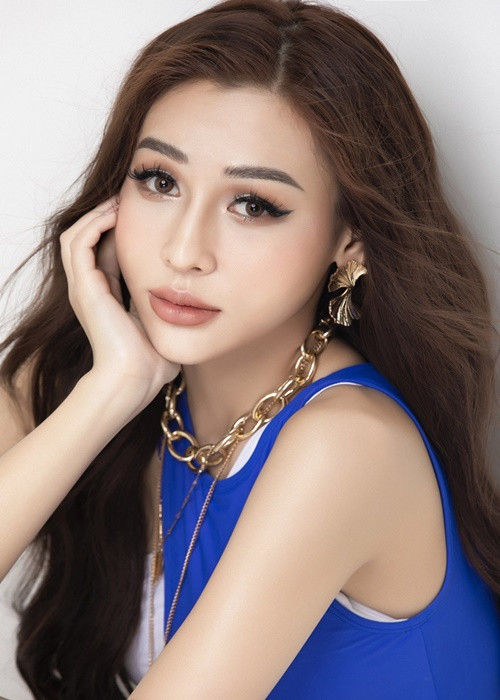 Thời điểm thi Hoa khôi Du lịch Việt Nam, Thy Thy cao 1m71, có số đo ba vòng 85 – 60 – 95 cm. Ảnh: Sức Khỏe Đời Sống.