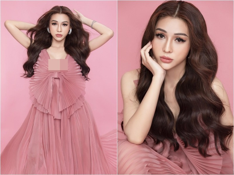 Người đẹp gốc Quảng Ngãi sở hữu gương mặt sắc sảo. Ảnh: Sức Khỏe Đời Sống.