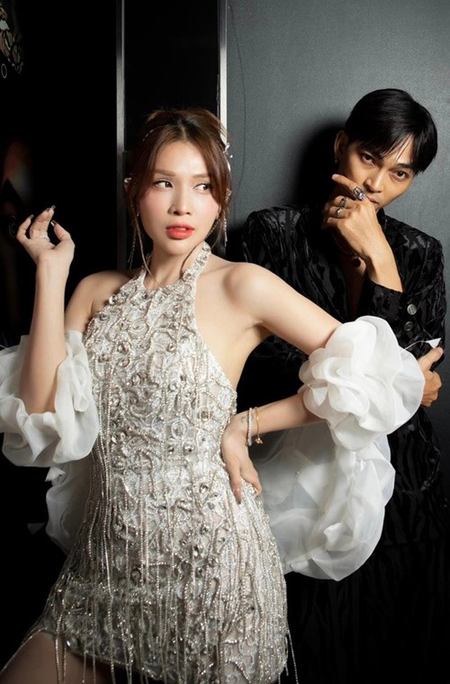 Nam diễn viên vẫn giữ mối quan hệ tốt đẹp với tình cũ. Mới đây, Khả Như cho biết, khi Khương Ngọc mời đóng phim Live - Phát trực tiếp, cô nhận lời luôn mà không cần biết vai gì. Ảnh: Hoa Học Trò.