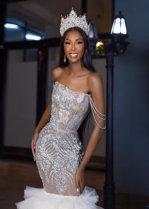 Missosology xếp đại diện Nassita Diako - đại diện Bờ Biển Ngà ở vị trí thứ 4, sau Phương Nhi. Ảnh: Miss International.