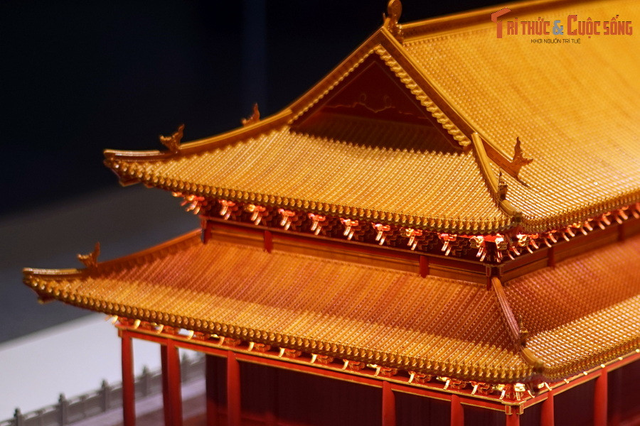 Khi nghiên cứu hình dáng, kích thước, kỹ thuật tạo rãnh ngàm của các bình áng, các nhà khoa học của Viện Nghiên cứu kinh thành đã lắp ghép ba loại bình áng thành một cụm đấu củng hoàn chỉnh.