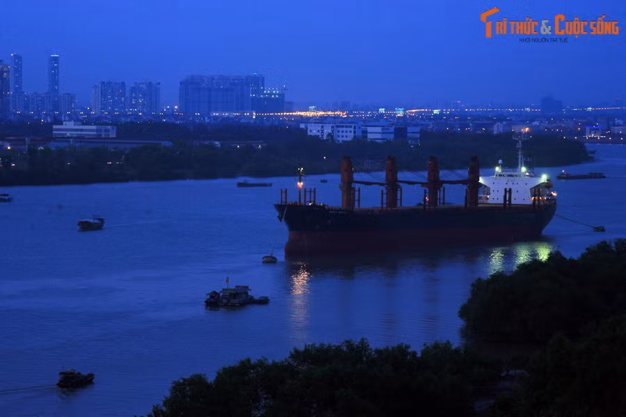 Từ cuối thế kỷ 19, khi thực dân Pháp cai trị Nam Kỳ, hệ thống cảng theo kiểu châu Âu đã được phát triển với nhiều cảng lớn nằm dọc sông Sài Gòn. Các cảng này đã làm cho tầm quan trọng của dòng sông với nền kinh tế khu vực được nâng lên tầm cao mới.