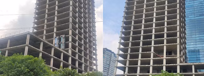 Vicem Tower được cấp phép xây dựng năm 2011 và dự kiến hoàn thành 3 năm sau đó. Tuy nhiên, đến nay dự án này mới hoàn thiện phần thô và hiện trong tình trạng "đắp chiếu", bỏ hoang, nhiều hạng mục của dự án xuống cấp, gây lãng phí, mất mỹ quan đô thị. 