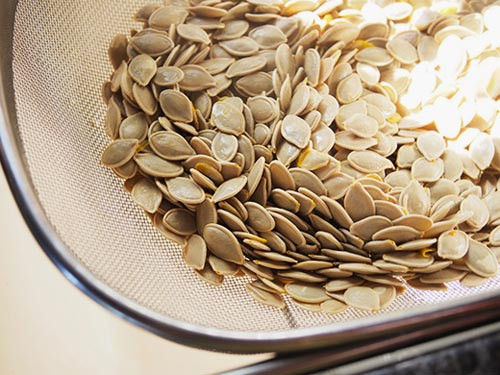 Hạt bí. Theo kinh nghiệm dân gian thì hạt bí có tác dụng làm tăng tiết sữa cho phụ nữ sau sinh, mỗi lần uống 15-20g hạt bí ngô sống, ngày uống 2 lần vào buổi sáng và tối. Cách làm: bỏ vỏ hạt lấy nhân giã nát hòa với nước uống. Cần uống liền 3-5 ngày sẽ hiệu quả.