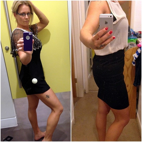 Hiện tại, cô cảm thấy rất yêu đời và tự tin với cơ thể mình.