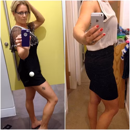 Hiện tại, cô cảm thấy rất yêu đời và tự tin với cơ thể mình.