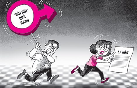  Nguyên nhân ly hôn vì chồng đòi hỏi quá nhiều. Một phụ nữ ở Singapore cho biết mình vẫn còn yêu chồng nhưng quyết định xin ly hôn vì không thể đáp ứng được nhu cầu tình dục của chồng. Tờ Sin Chew Daily đưa tin, người phụ nữ 49 tuổi này sống với chồng được 25 năm nhưng quá mệt mỏi vì ông xã đòi quan hệ ít nhất 3 lần mỗi ngày. Chồng bà cũng ở độ tuổi 50 thường trở nên giận dữ nếu bà từ chối làm chuyện ấy.