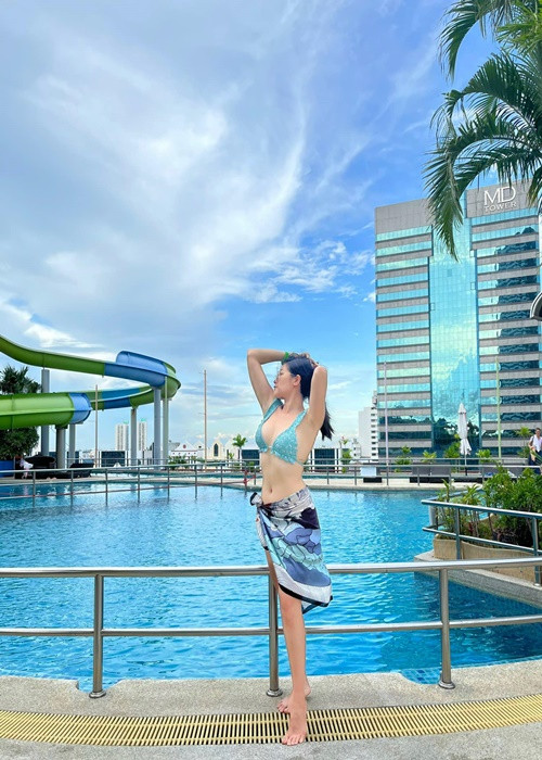 Sắc vóc của Mạc Anh Thư ở tuổi 39 nhận được nhiều lời khen ngợi. Ảnh: FB Mạc Anh Thư.