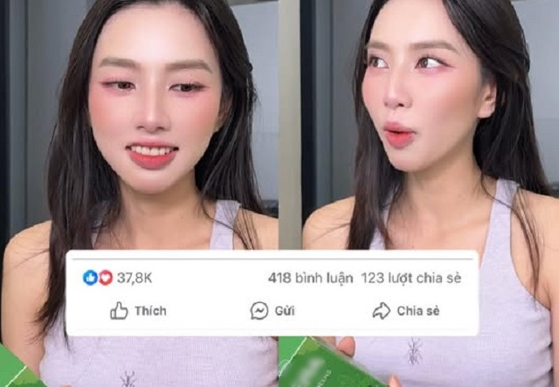 Ồn ào Thùy Tiên quảng cáo lố kẹo rau củ khiến người đẹp mất điểm trong mắt nhiều khán giả. Không ít cư dân mạng chờ đợi Thùy Tiên lên tiếng về lùm xùm này. Tuy nhiên, nàng hậu vẫn giữ im lặng. Ảnh: Techz.