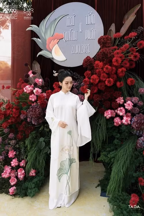  Quỳnh Lương tổ chức lễ vu quy vào ngày 21/3 tại quê nhà Phú Thọ. Ảnh: Người Lao Động.