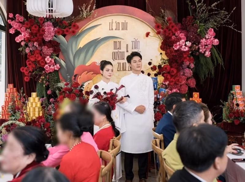 Chồng kém tuổi của Quỳnh Lương đang kinh doanh trong khi nữ diễn viên vừa đóng phim vừa làm người mẫu ảnh. Ảnh: Dân Việt.