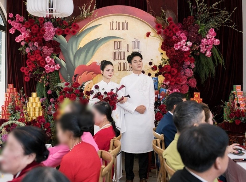 Chồng kém tuổi của Quỳnh Lương đang kinh doanh trong khi nữ diễn viên vừa đóng phim vừa làm người mẫu ảnh. Ảnh: Dân Việt.