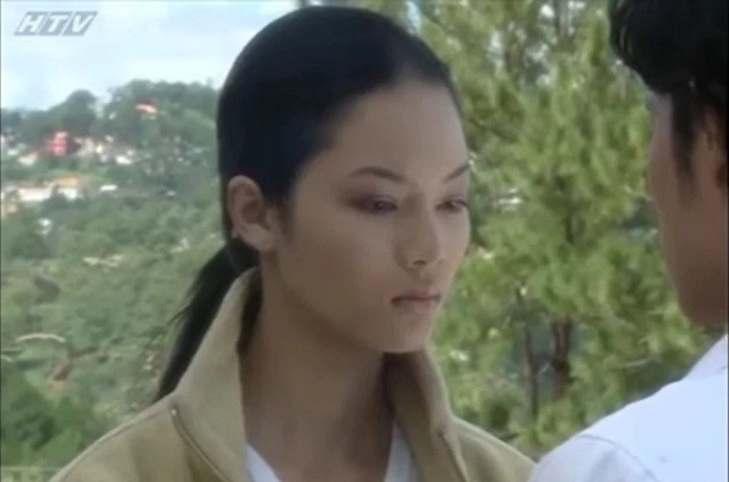 Bảo Hòa đóng vai Thu - cô gái yêu sâu đậm Thái trong Dốc tình. 2 năm sau phim Dốc tình, cô sang Mỹ làm người mẫu. Ảnh: Znews.