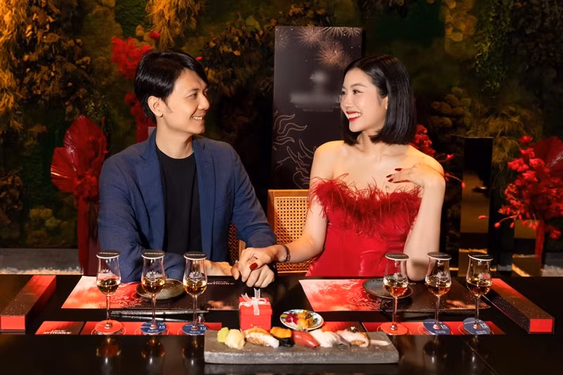 Vợ chồng Thúy Vân thường xuyên hẹn hò lãng mạn. Ảnh: FB Nhật Vũ.