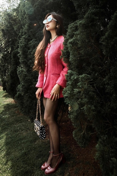 Sắc vóc đáng ghen tỵ của Minh Hà ở tuổi 40.