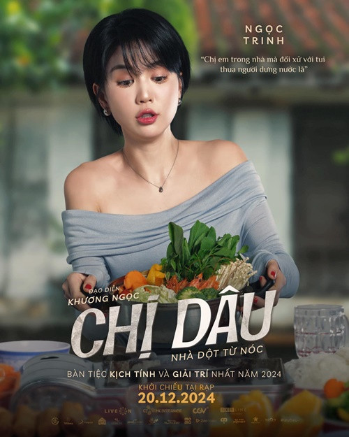 Cuối năm 2024, Ngọc Trinh tham gia phim điện ảnh Chị dâu.