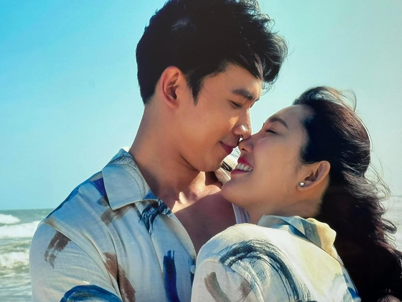 Võ Cảnh và Thúy Ngân trở nên thân thiết sau khi đóng chung phim 7 năm chưa cưới sẽ chia tay. Ảnh: FB Thúy Ngân.