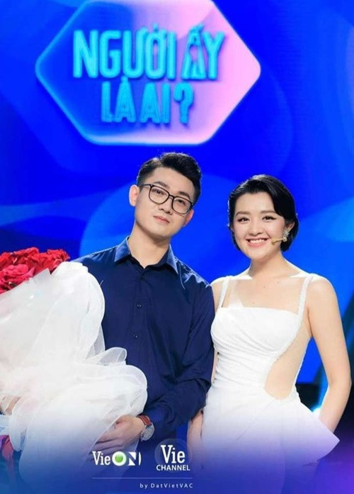 Tập 4 Người ấy là ai lên sóng tối ngày 9/6/2023 có sự góp mặt của Á hậu Quản Hân. Cô là nữ chính chương trình, nên duyên với Đinh Văn Vinh. Ảnh: Sinh viên Việt Nam.