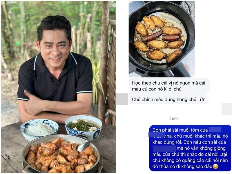 Ngoài các clip nấu ăn, gần đây, Huỳnh Anh Tuấn còn gây chú ý của các màn đáp cực hài hước với fan. Ảnh: FB Huỳnh Anh Tuấn.