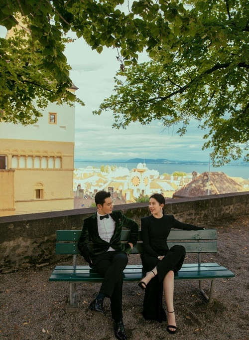 Huỳnh Hiểu Minh qua một lần đò và có một cậu con trai. Hiện tại, anh hẹn hò Diệp Kha. Ảnh: Giao Thông.