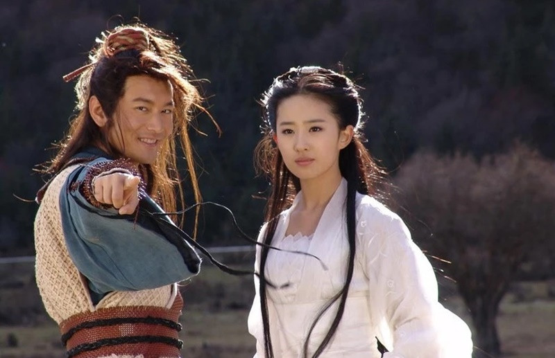 Vai diễn trong Thần điêu đại hiệp đưa Huỳnh Hiểu Minh và Lưu Diệc Phi một bước thành sao. Ảnh: Znews.